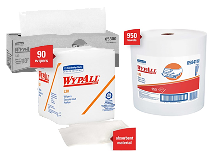 WypAll&reg; L30 Wipers